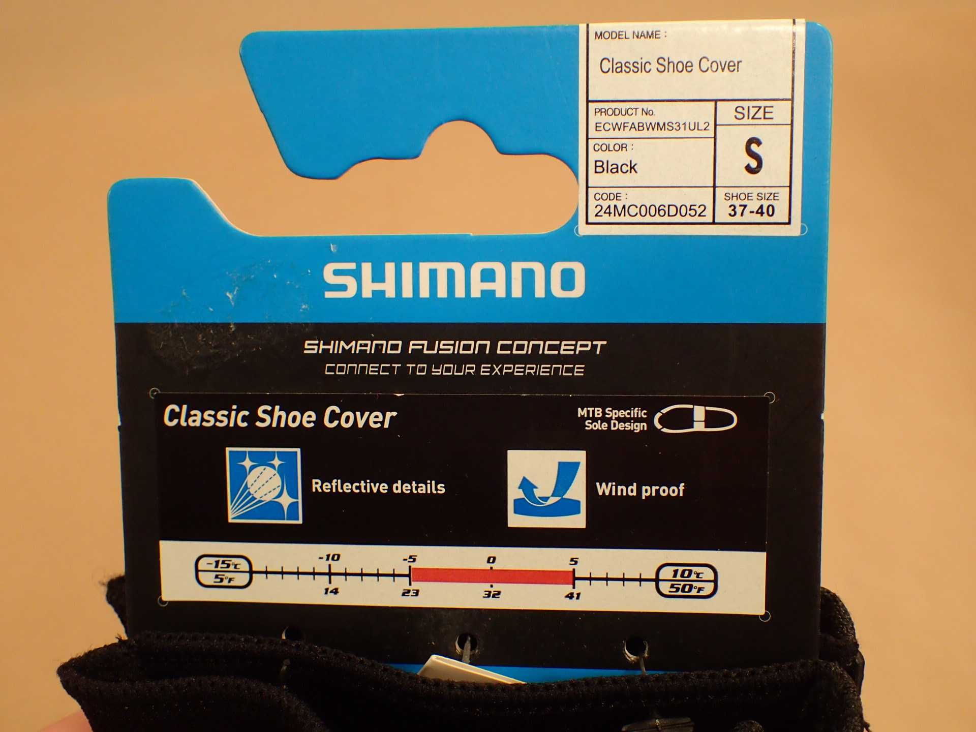 ochraniacze na buty rowerowe Shimano Classic Shoe Cover roz. S 37-40