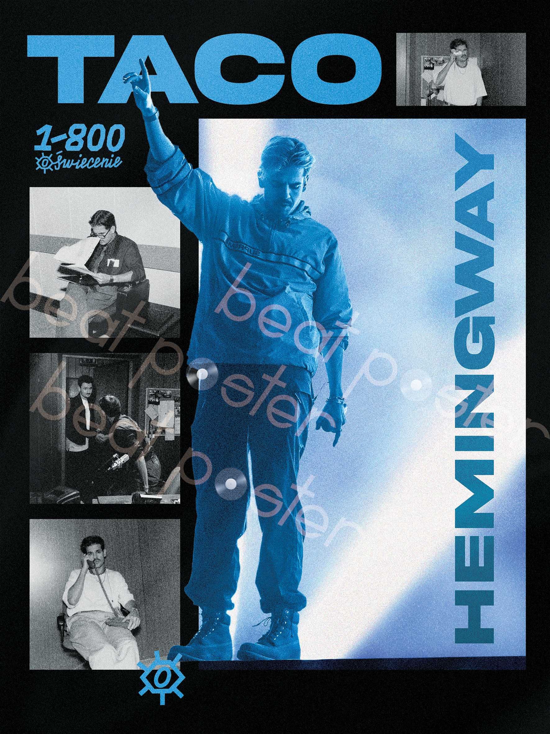 plakat 30x40 cm Taco Hemingway merch