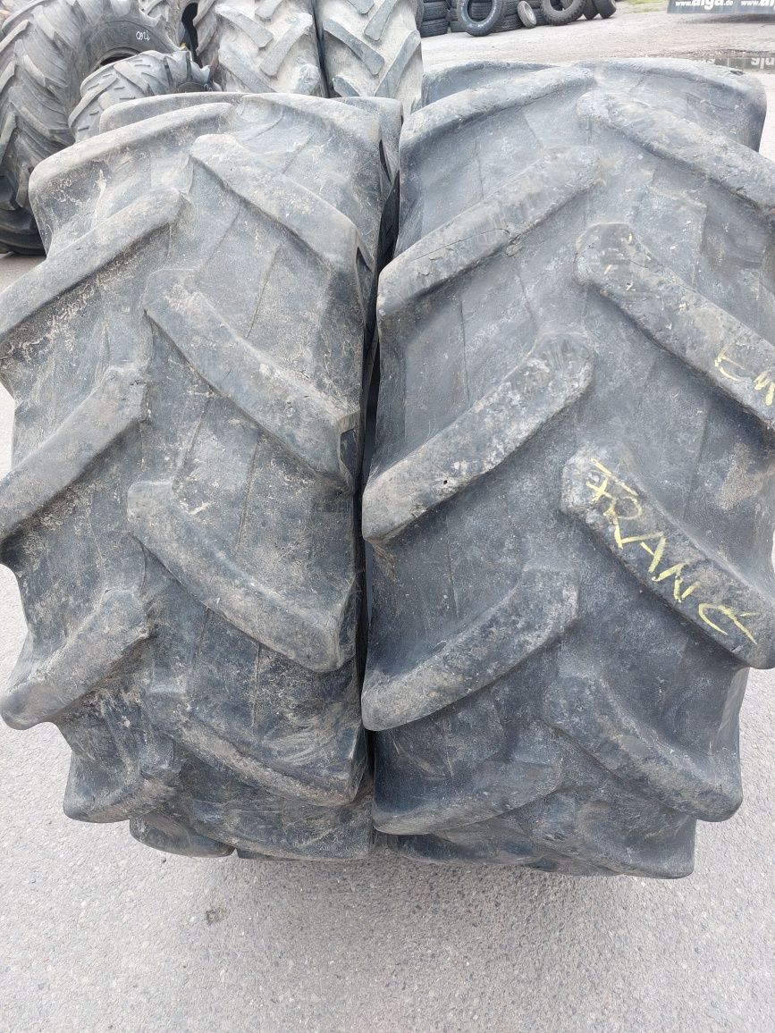 380/70R24 Pirelli opony używane rolnicze para