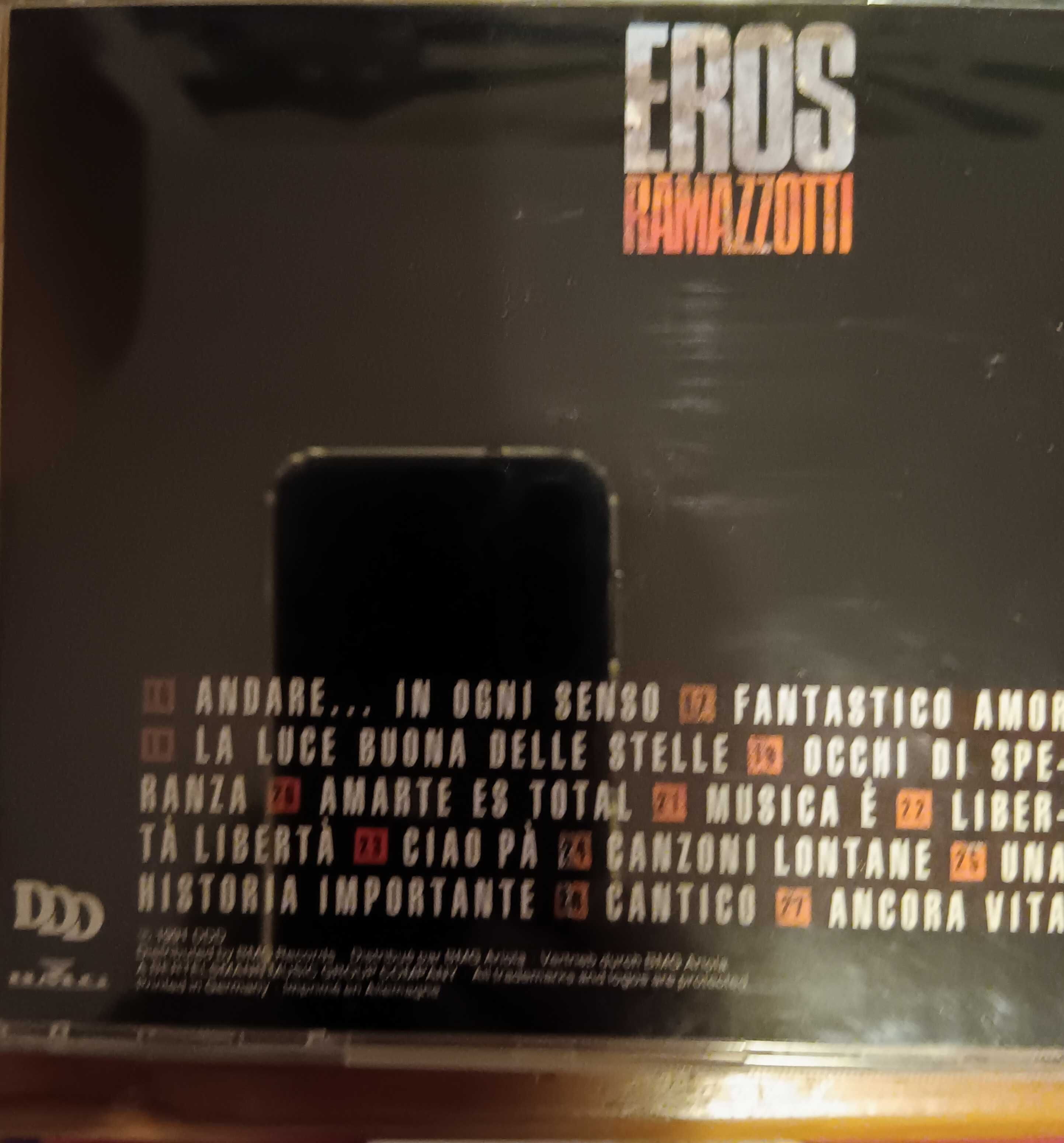 Caixa com 2 cds  de  EROS RAMAZZOTTI