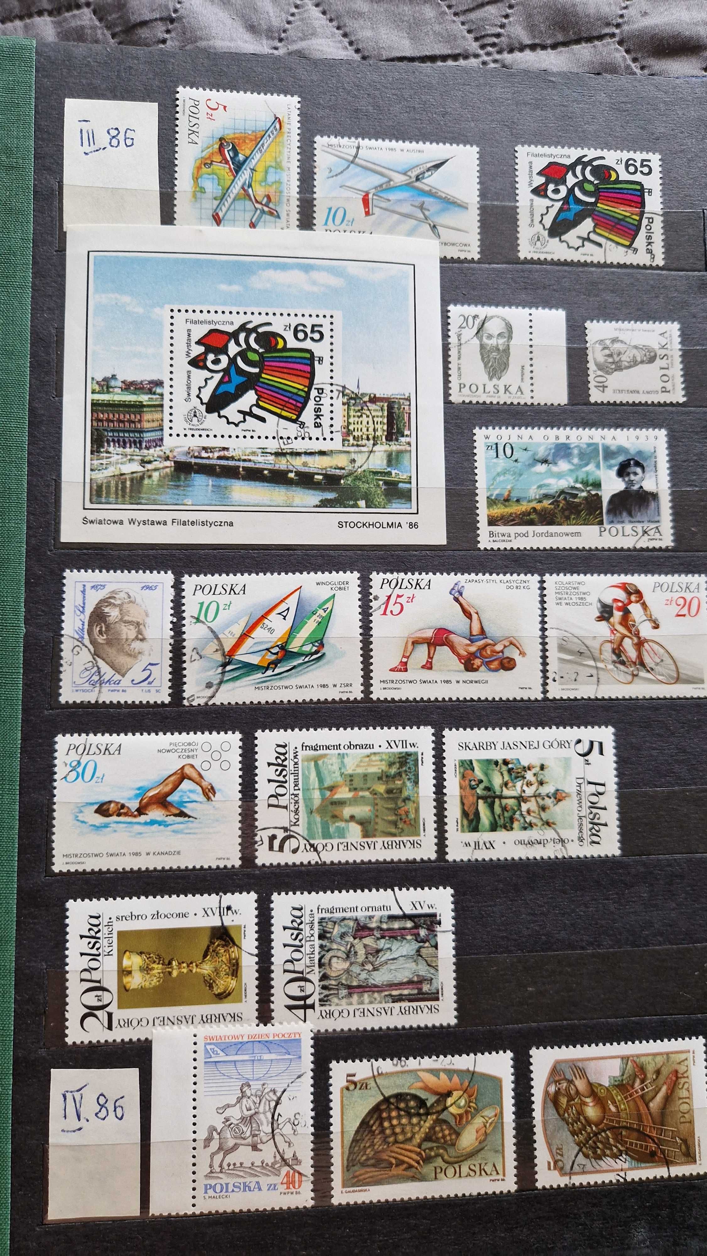 znaczki pocztowe polskie lata 82-86