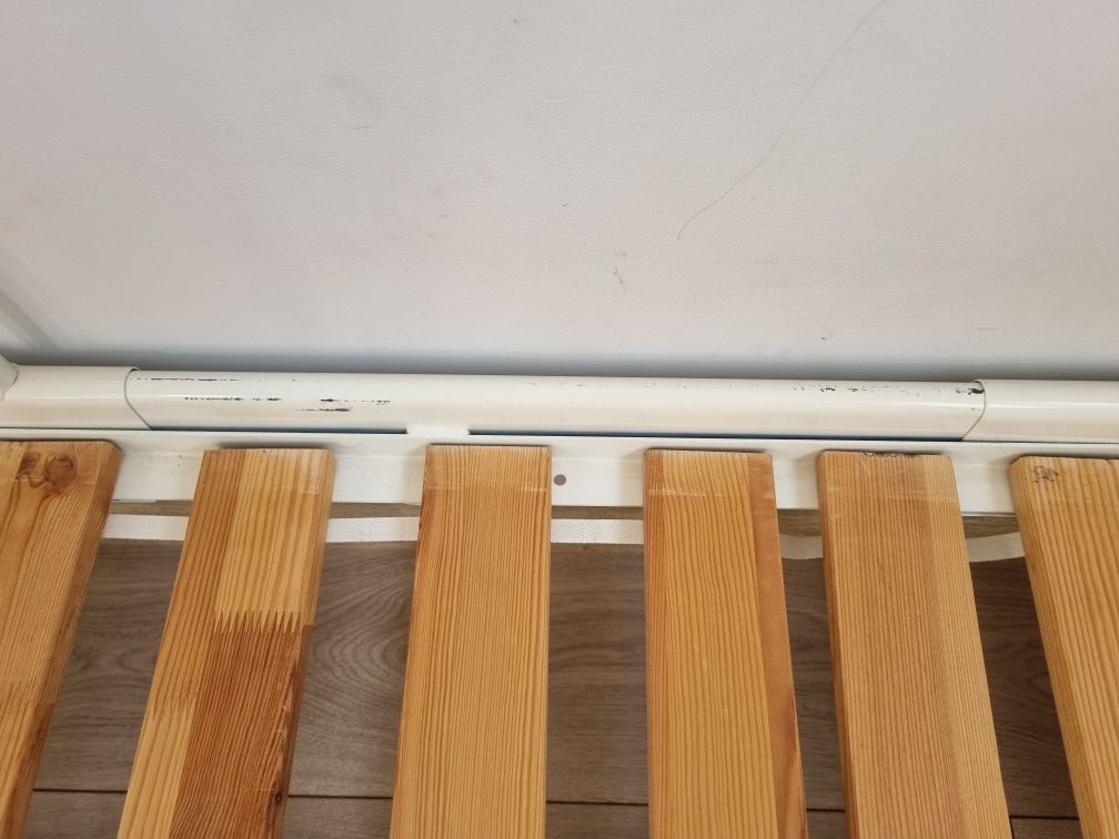 Łóżko dziecięce Ikea Minnen białe + materac