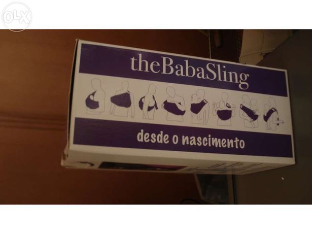 The baba sling bebé ao colo