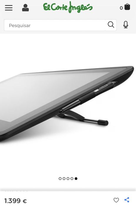 Tablet Gráfica Wacom Cintiq 16” - Full HD - Novo