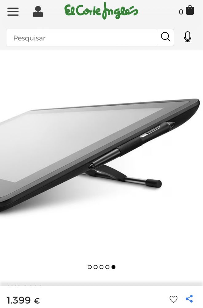 Tablet Gráfica Wacom Cintiq 16” - Full HD