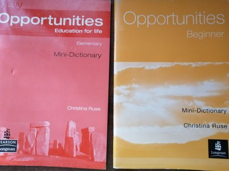 New opportunities, Opportunities mini dictionary