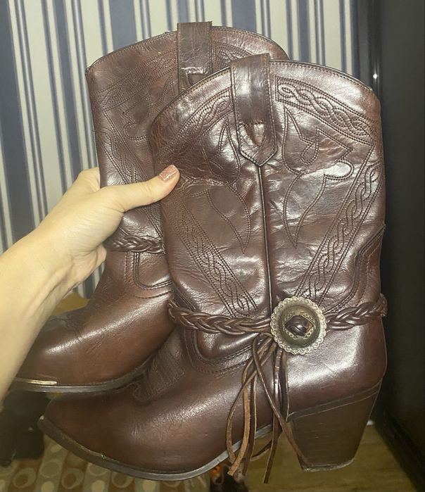 Чоботи козаки шкіряні Мексика