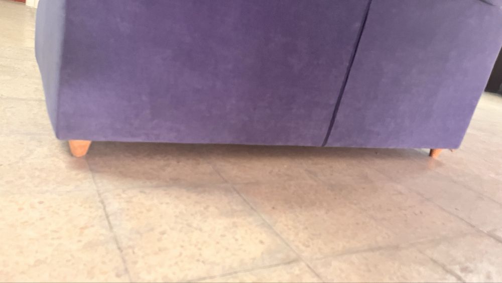 Sofa azul 2 lugares