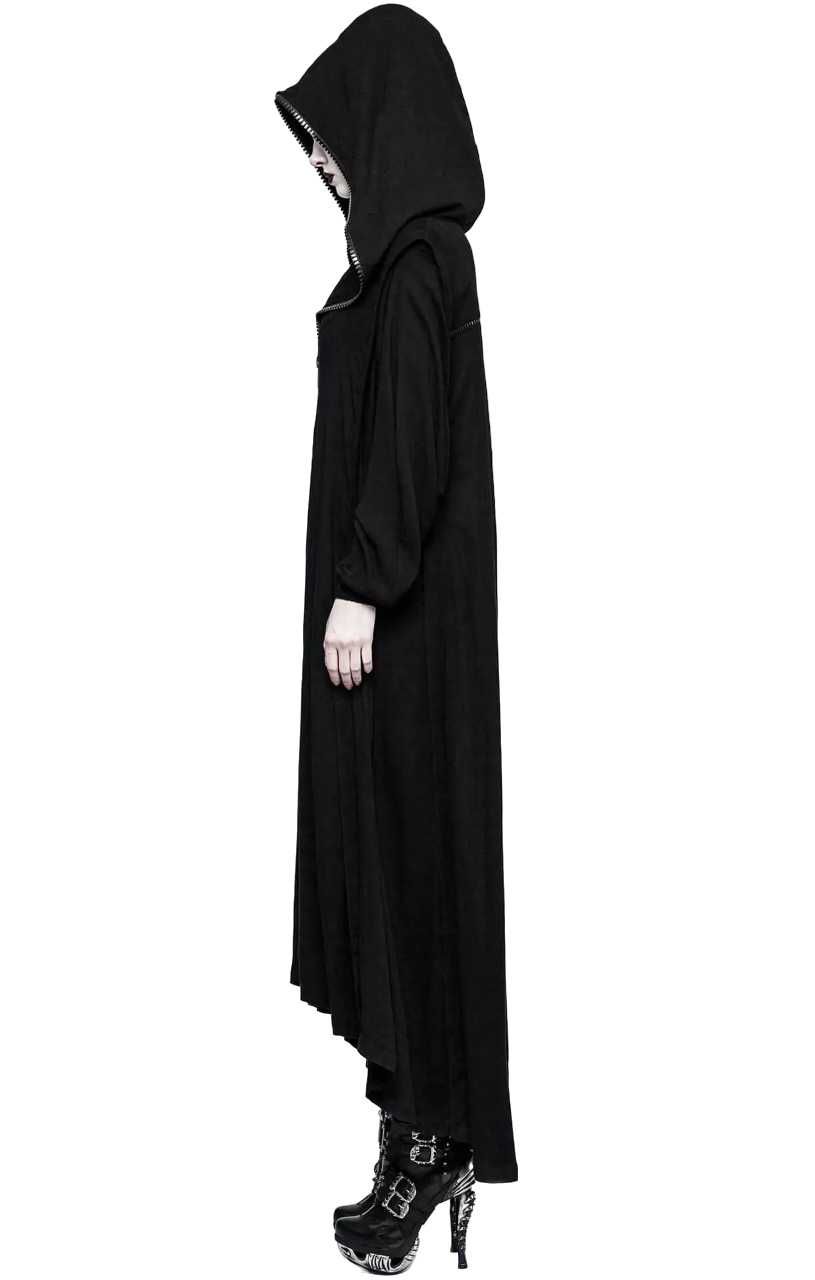 Długa bluza PUNK RAVE black nun killstar halloween witch restyle