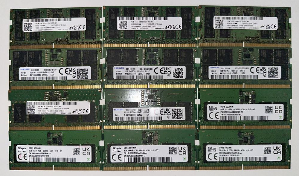 Оперативна память DDR5 16gb / DDR5 8gb