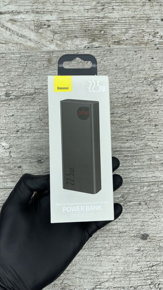 Оригінальний повербанк Базеус Baseus metal adaman 20000 mAh 22.5 w