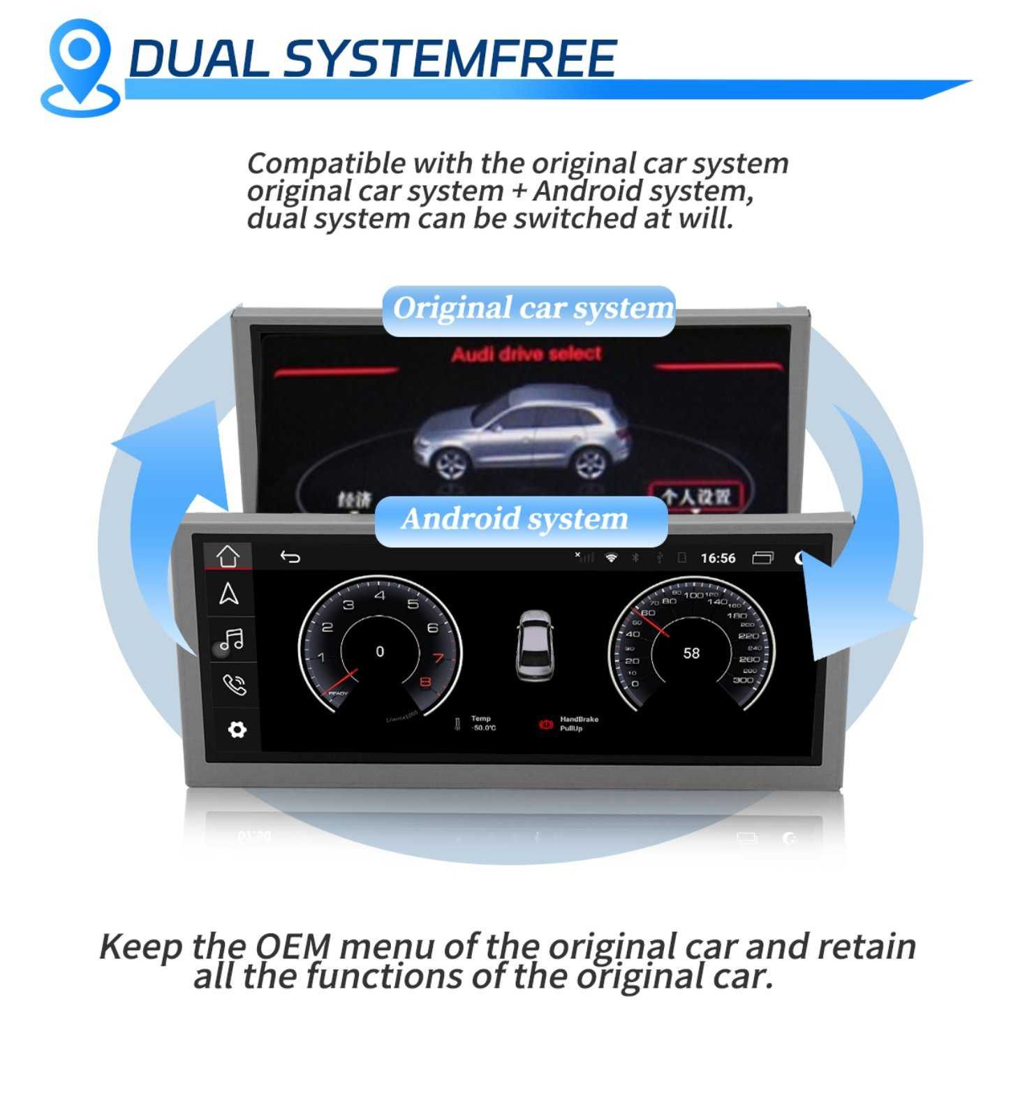 Мультимедиа Audi Q7 Ауди монитор дисплей головное устройство Android