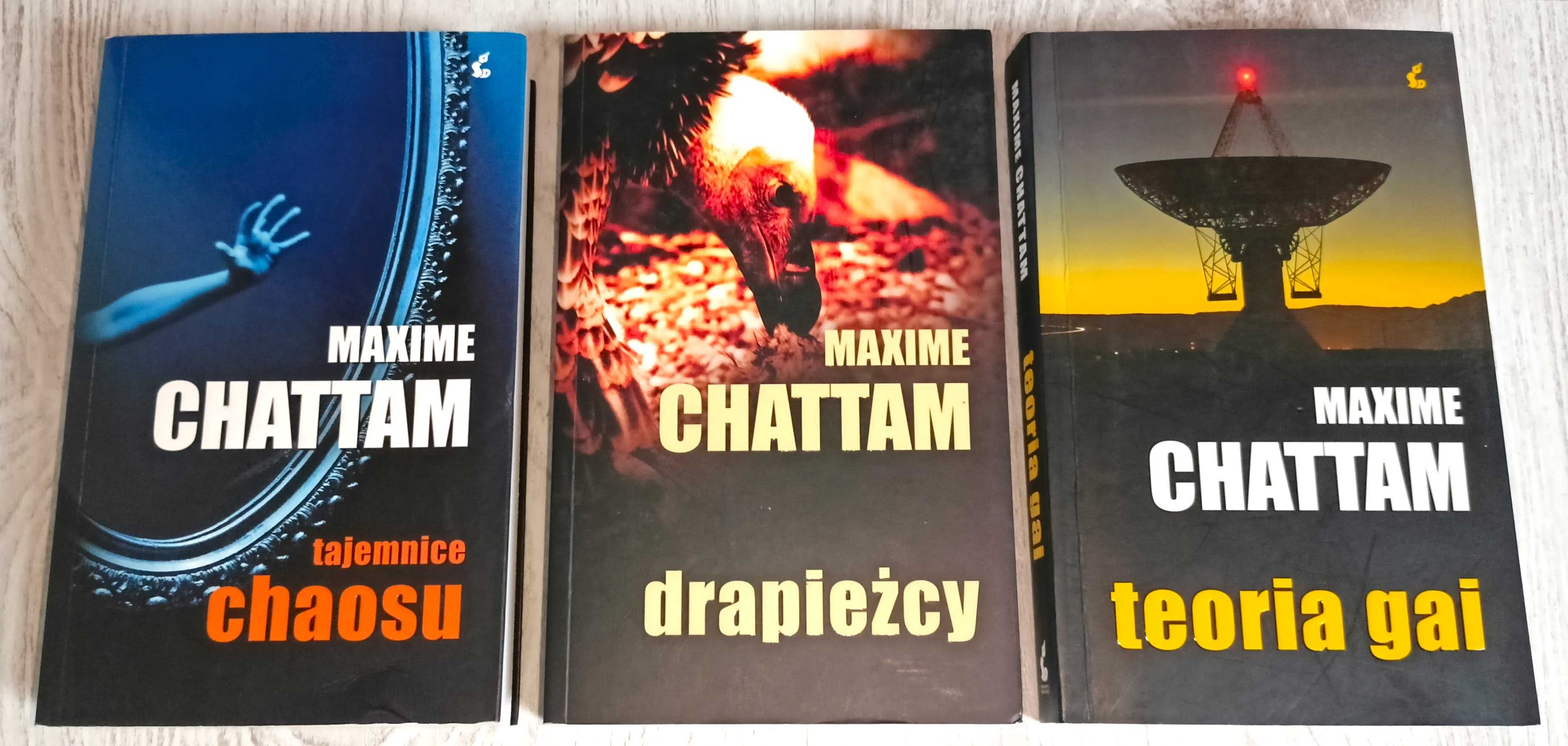 3x Maxime Chattam Drapieżcy Tajemnice chaosu Teoria Gai