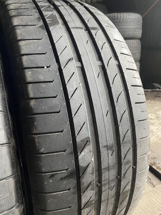 235.55.19 Continental 2шт лето БУ склад шины резина из Европы 55 R19