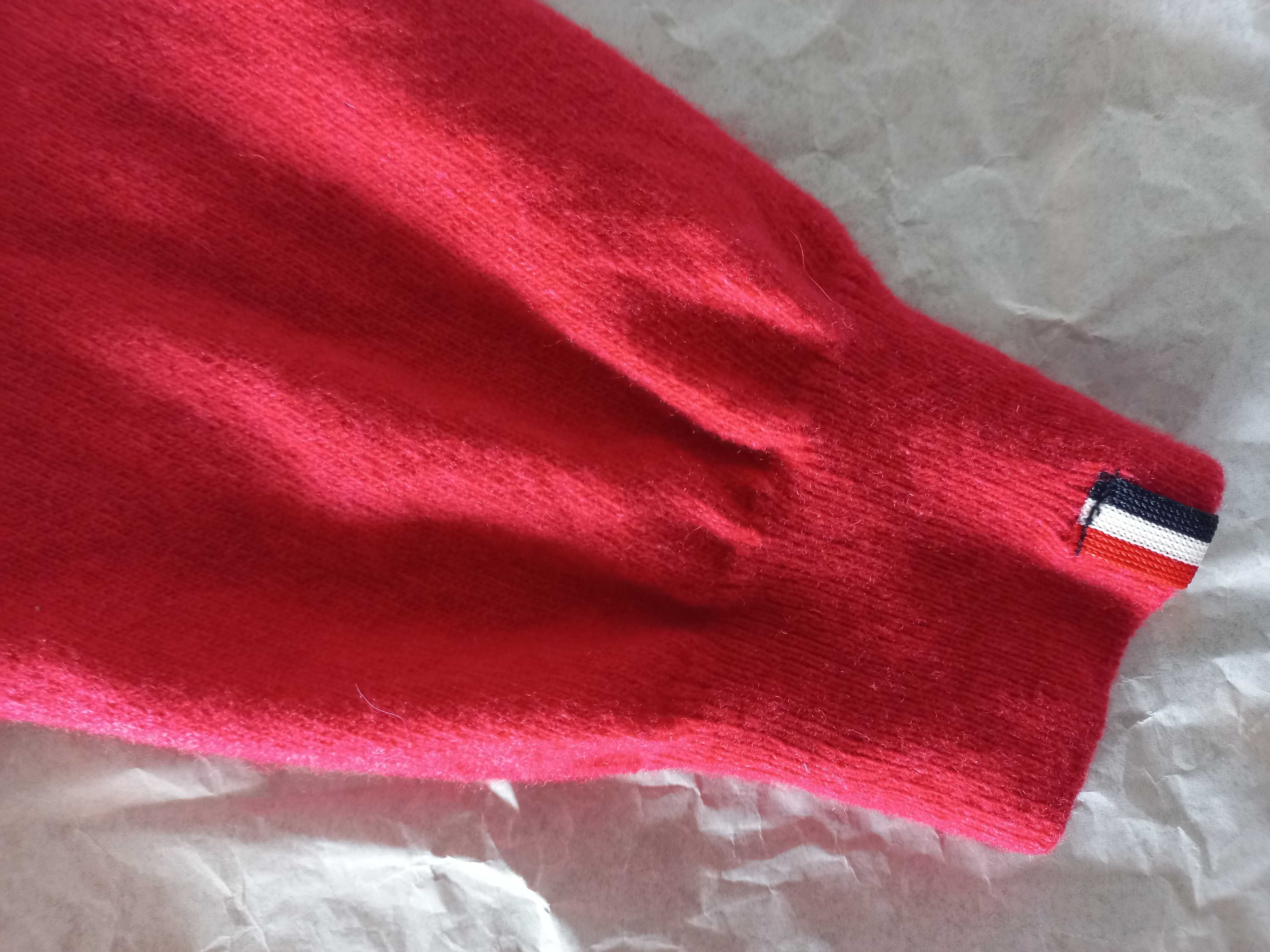 U.S. Polo sweterek malinowy IDEAŁ  XL