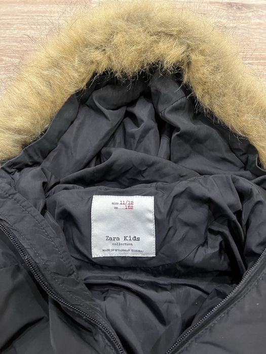 Zara пуховик зимняя пальто куртка 152 см