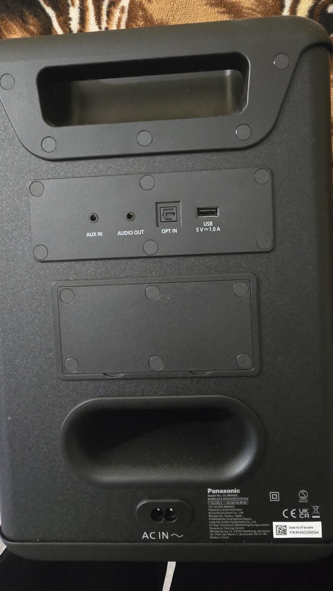 Głośnik bluetooth Panasonic
