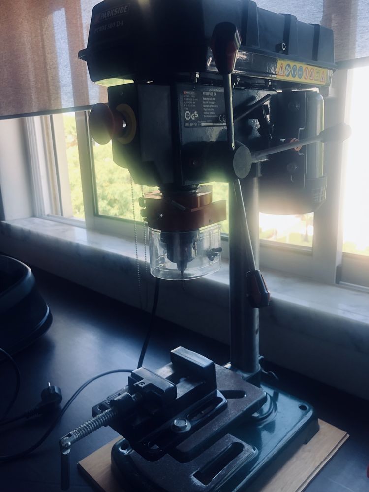 Furadora de Coluna para Bancada ou Mesa da Parkside PTBM 500