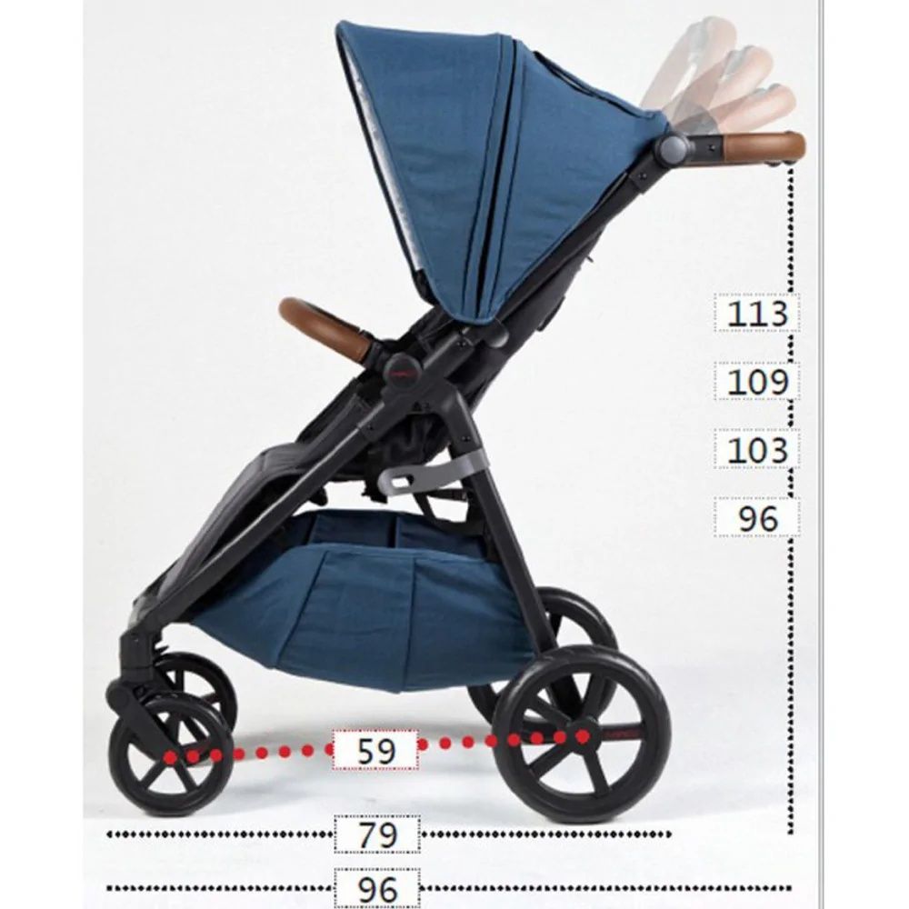 Mast m4 wózek spacerówka z najdłuższym  leżakowanie 101 cm
