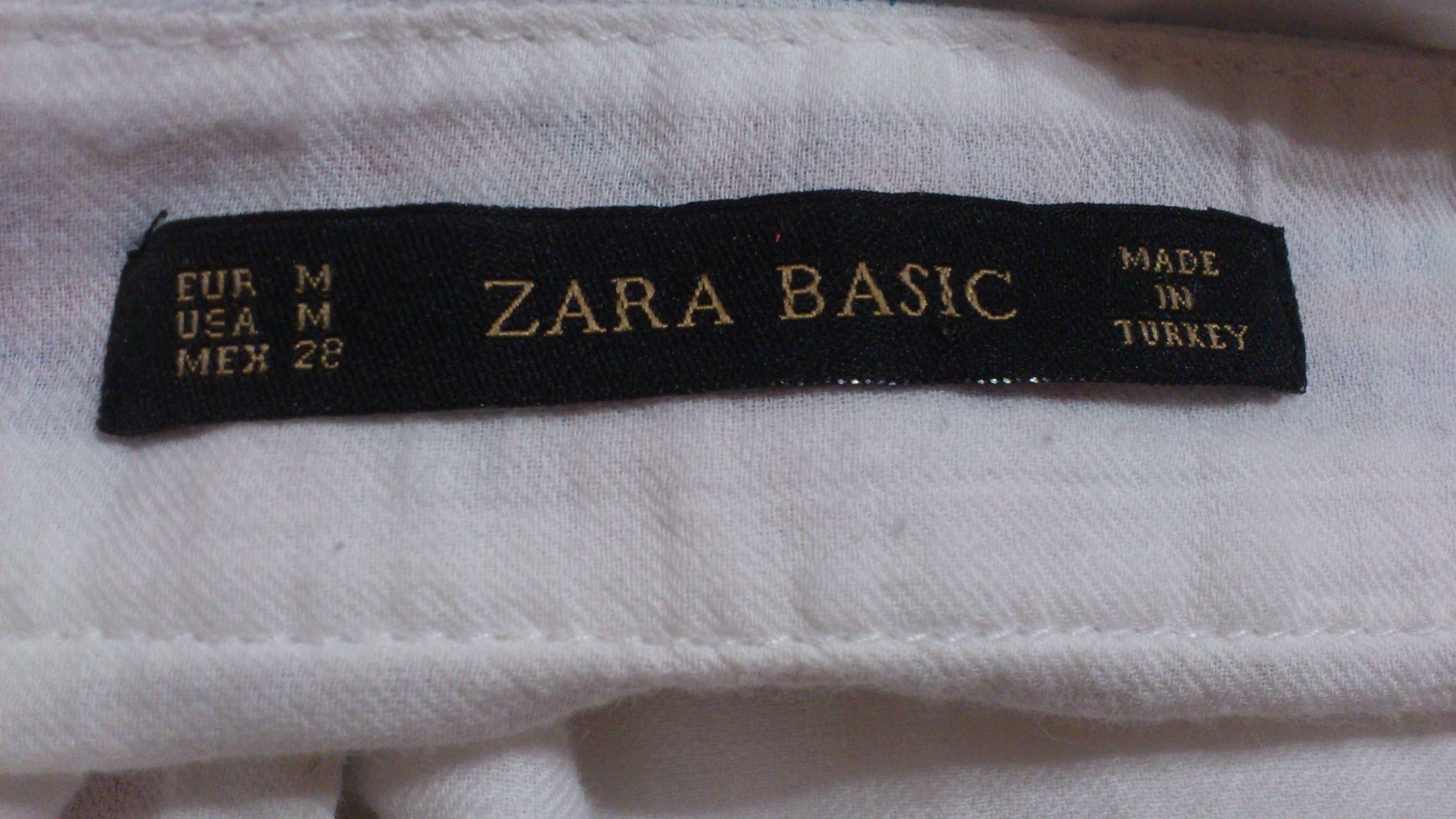 Вышиванка белая хлопковая Зара Вишиванка жіноча Zara Basic Сорочка р.M