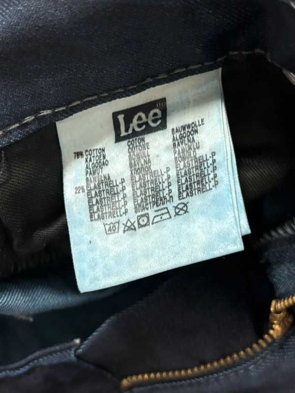 Spodnie damskie Lee Amy W26 L33 ciemne jeansy slim fit stretch modne