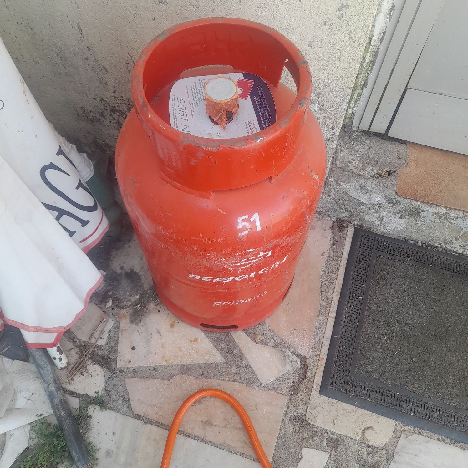 Maçarico propano e botija gás propano