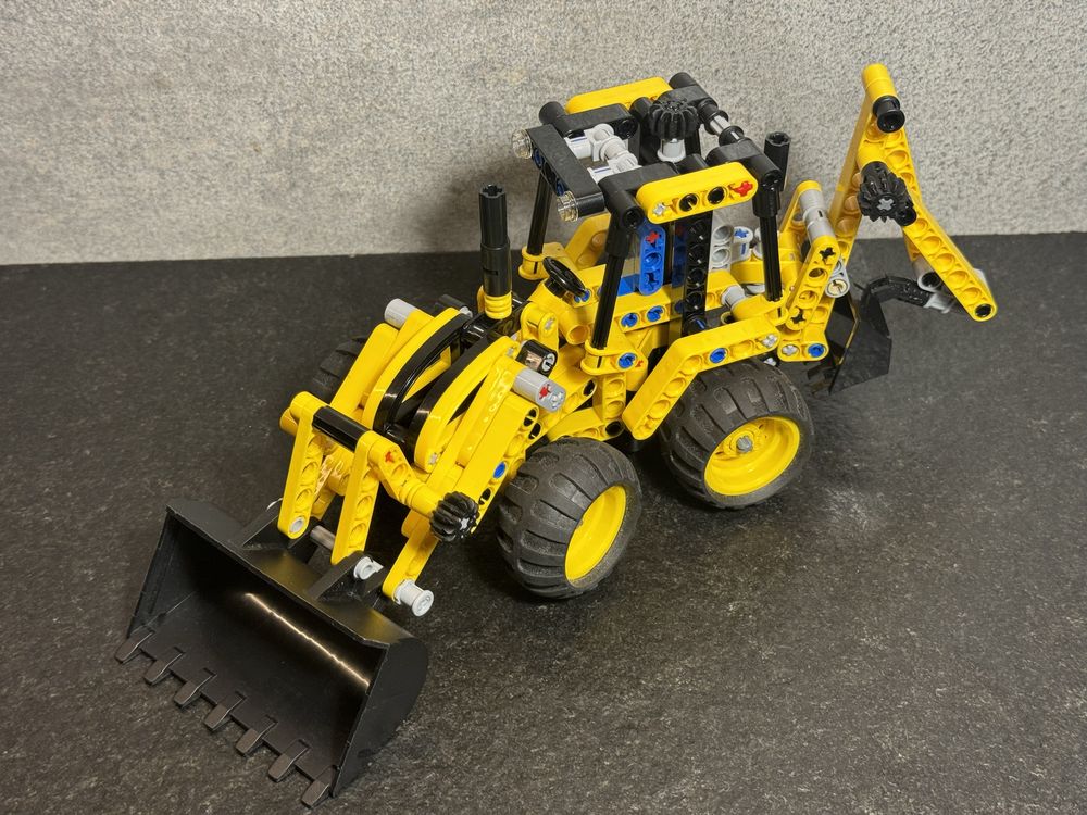 Lego Technic 2w1 42004 mini koparko-ładowarka budowa koparka