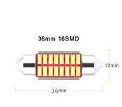 LAMPADA LED 5W C10W SUPER BRILHANTE 4014 SMD CANBUS 36MM