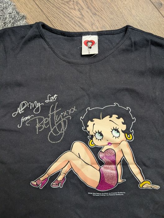 Вінтажна футболка Betty Boop 2006 couture y2k juicy