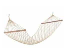 гамак підвісний плетений мотузковий для дачі та саду
