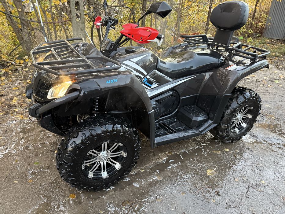 Cf 520L quad 4x4 pług + solniczka