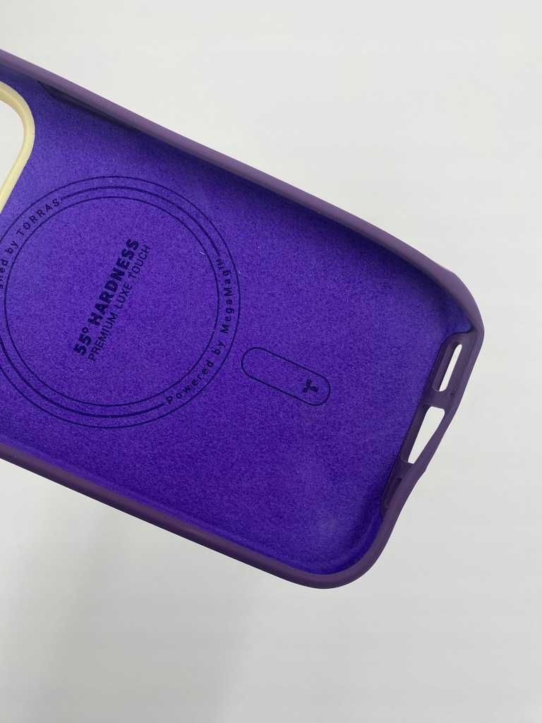 Magnetyczne etui TORRAS iPhone 14 Pro Ultra cienkie fioletowy