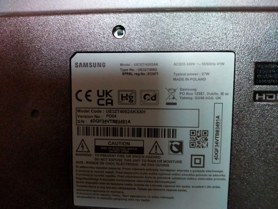 Tv Samsung UE32T4002AK