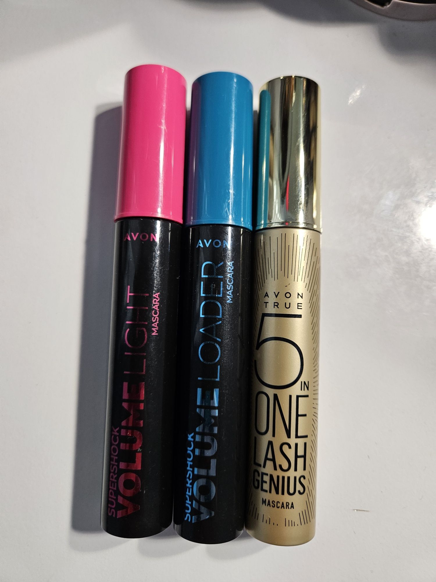 AVON Genius/Super SHOCK/zestaw 3 sztuk tuszy do rzęs w kolorze czarnym