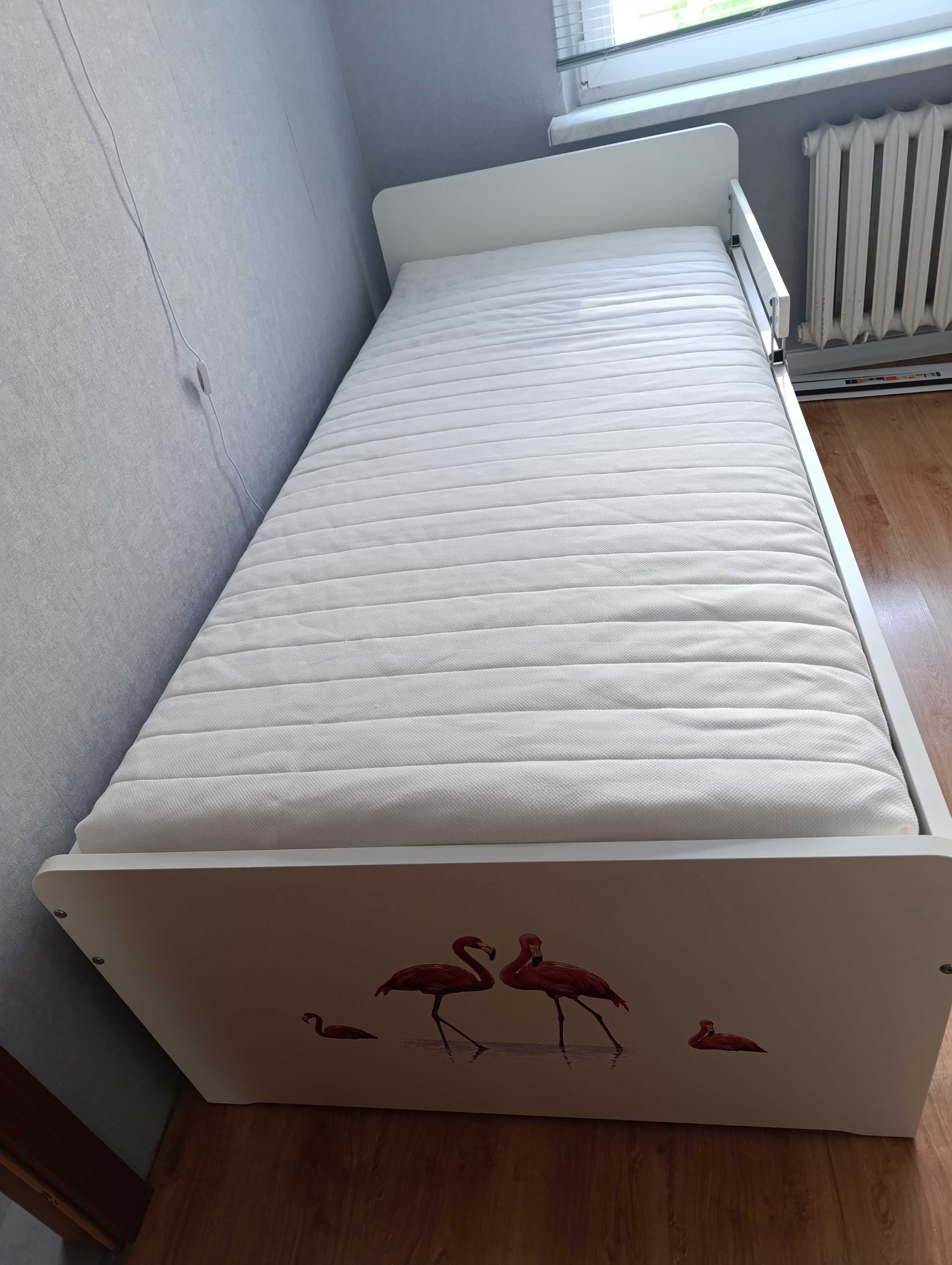 Łóżko Slakt Ikea z łóżkiem  dolnym i szufladami 206 x 96