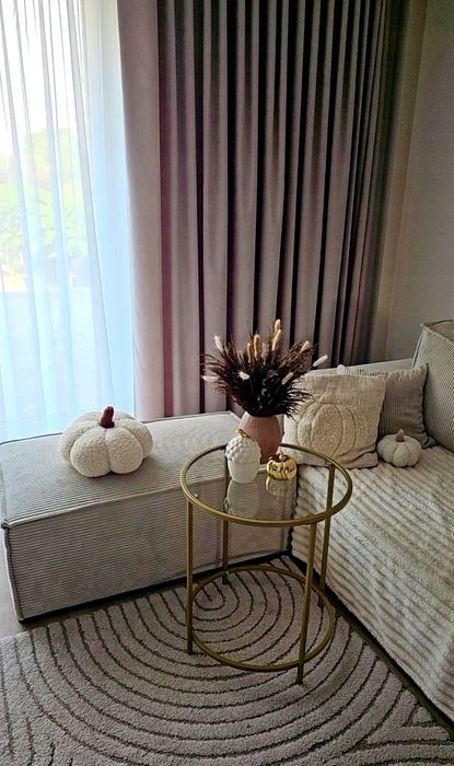 Nowy stolik do salonu glamour złoty boczny kawowy deserowy loft
