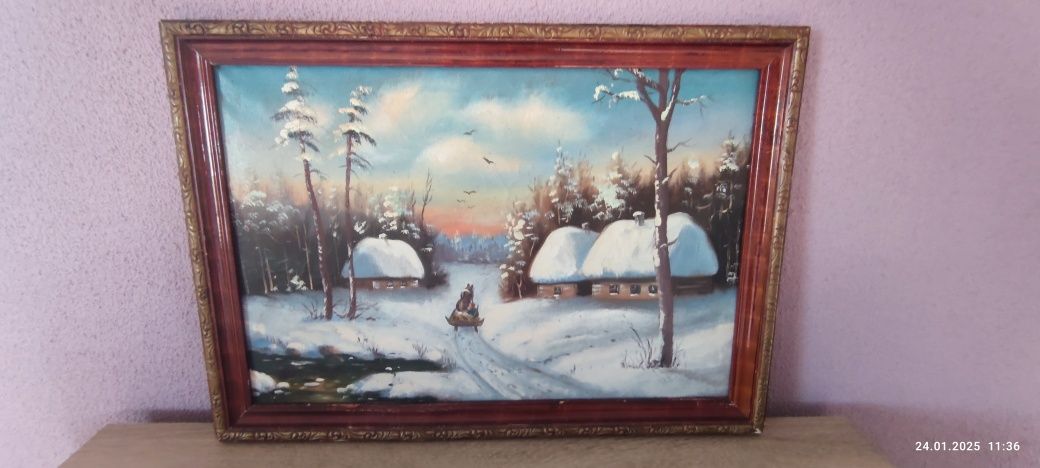 Obraz Zima 45cmx73cm