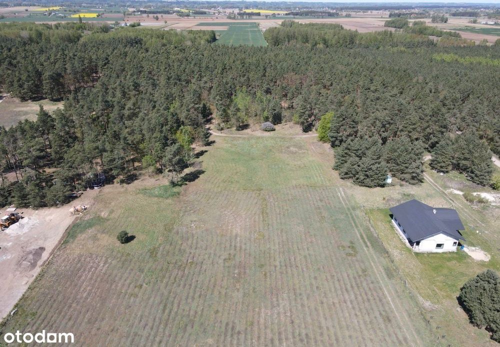 Urokliwa działka wśród zieleni z warunkami zabudowy 1500m2