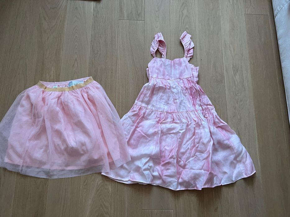 Zara плаття хлопок льон 11-12 11-13 років 152 164 сарафан зара