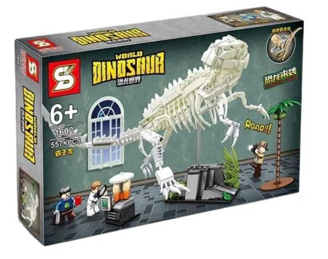 Klocki Dinozaur JURASSIC WORLD T-rex 557 el. z Polski jak Lego