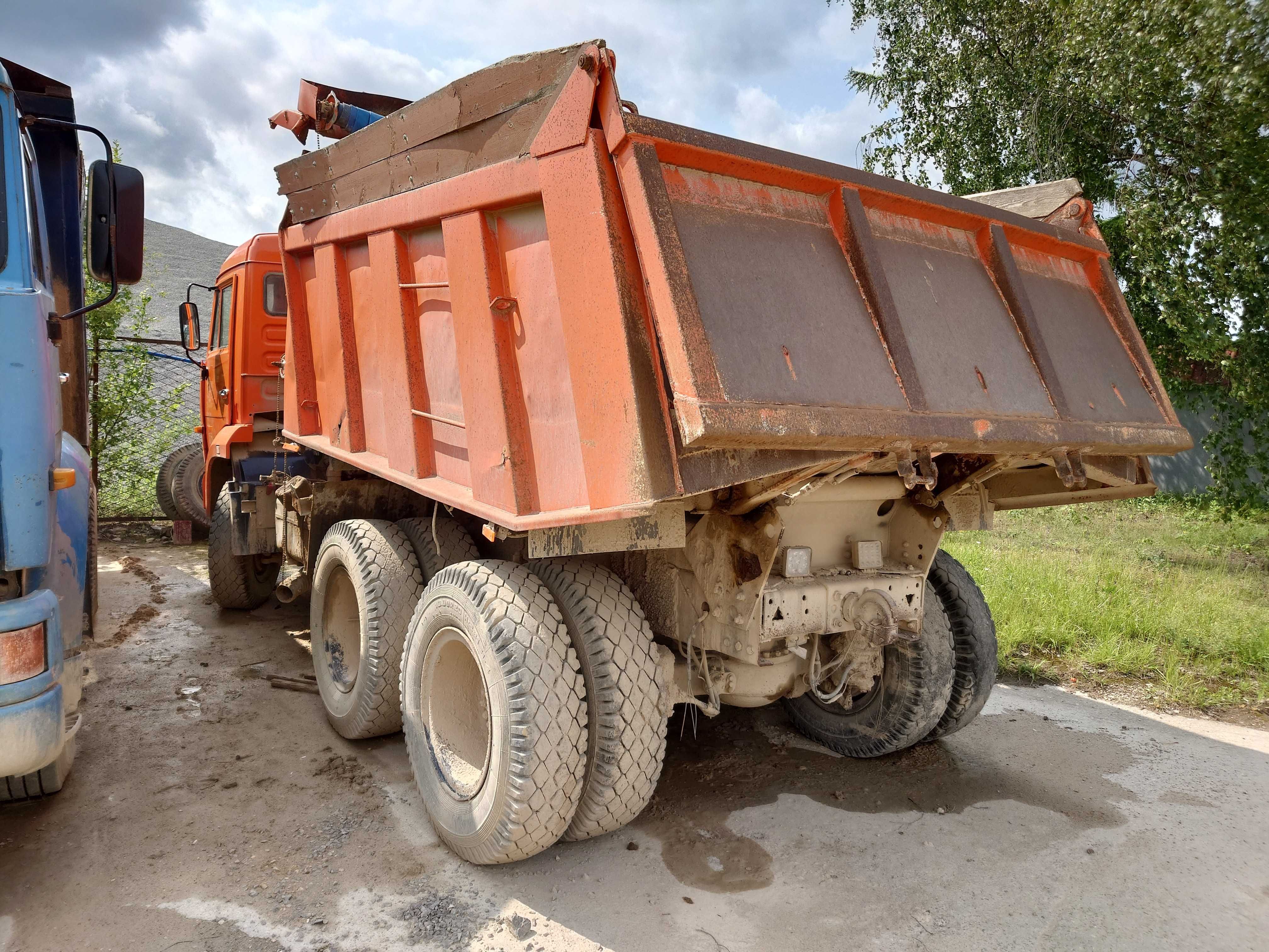 Kamaz 65115 wywrotka 2005 r. uszkodzony