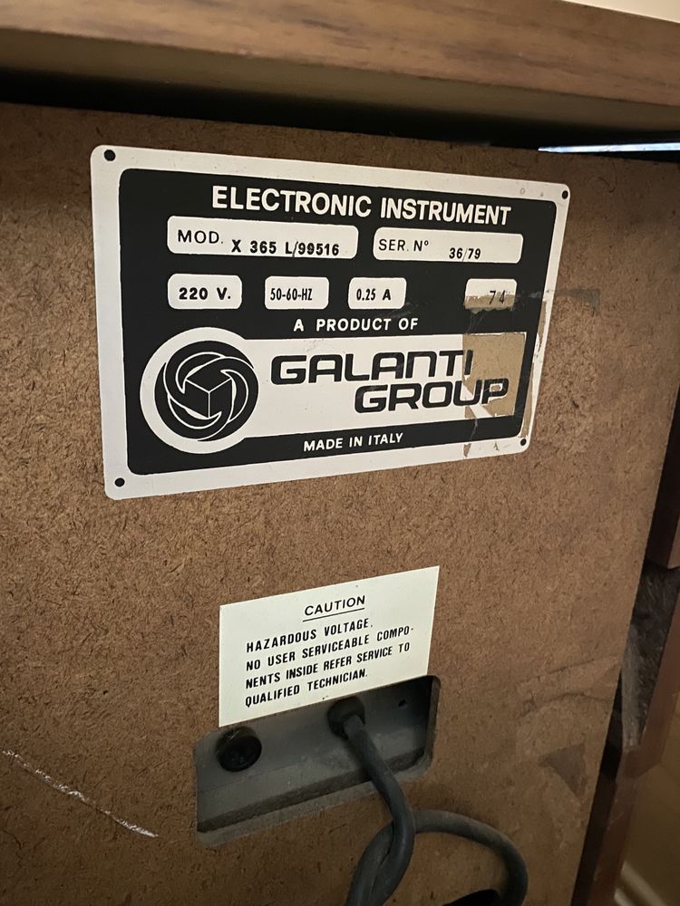 Orgao Galanti electrico