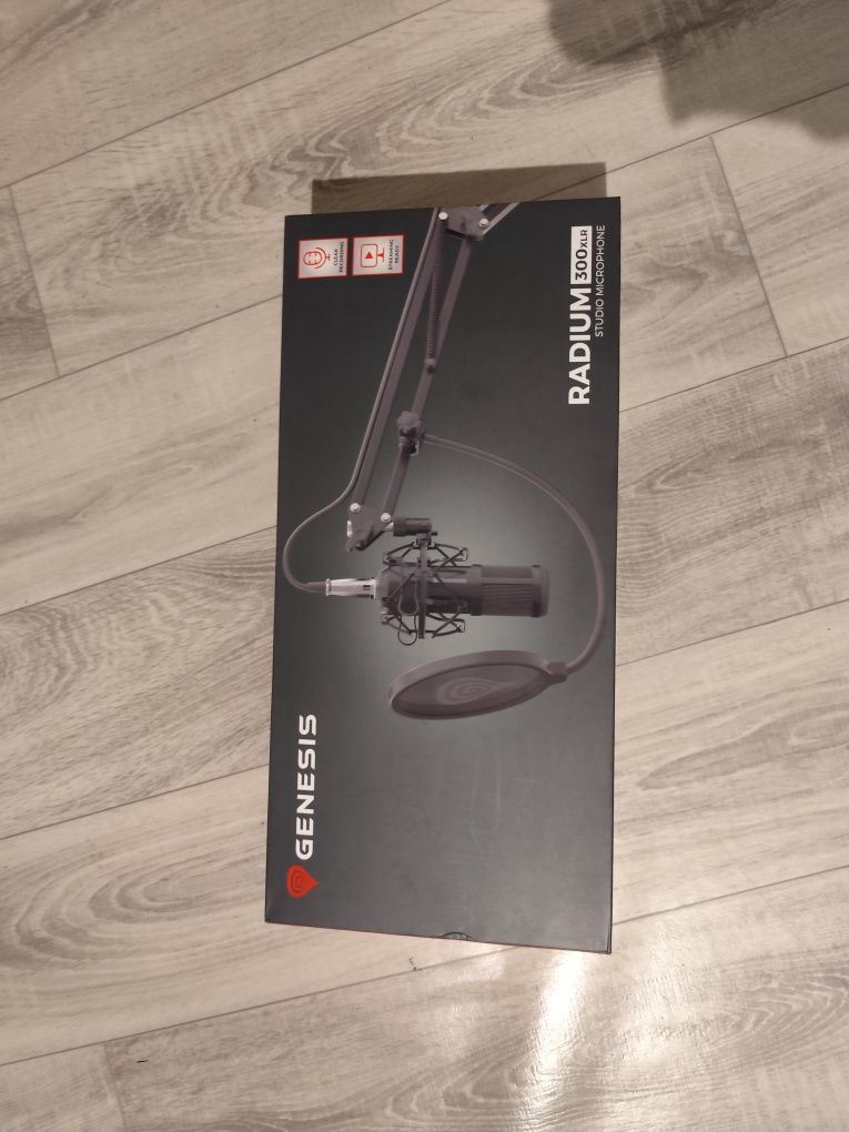 Mikrofon studyjny Genesis radium 300 xlr na gwarancji