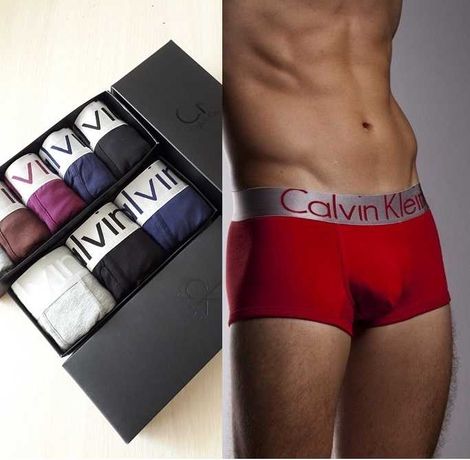 Чоловічі набори Calvin Klein Steel 3 шт. Мужские трусы/боксеры/белье