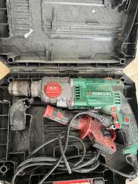* Parkside  2-speed Hammer drill with. *Powerful 1,100w motor.