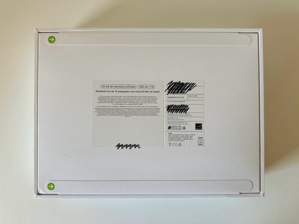 Macbook Pro 14” M3 Max 36GB Ram 1TB SSD | Novo, selado