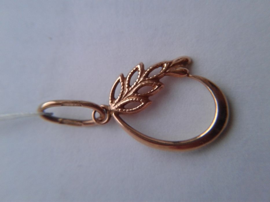 Золотая подвеска 0.9 грамм 583 СССР золотой кулон золота підвіска СРСР