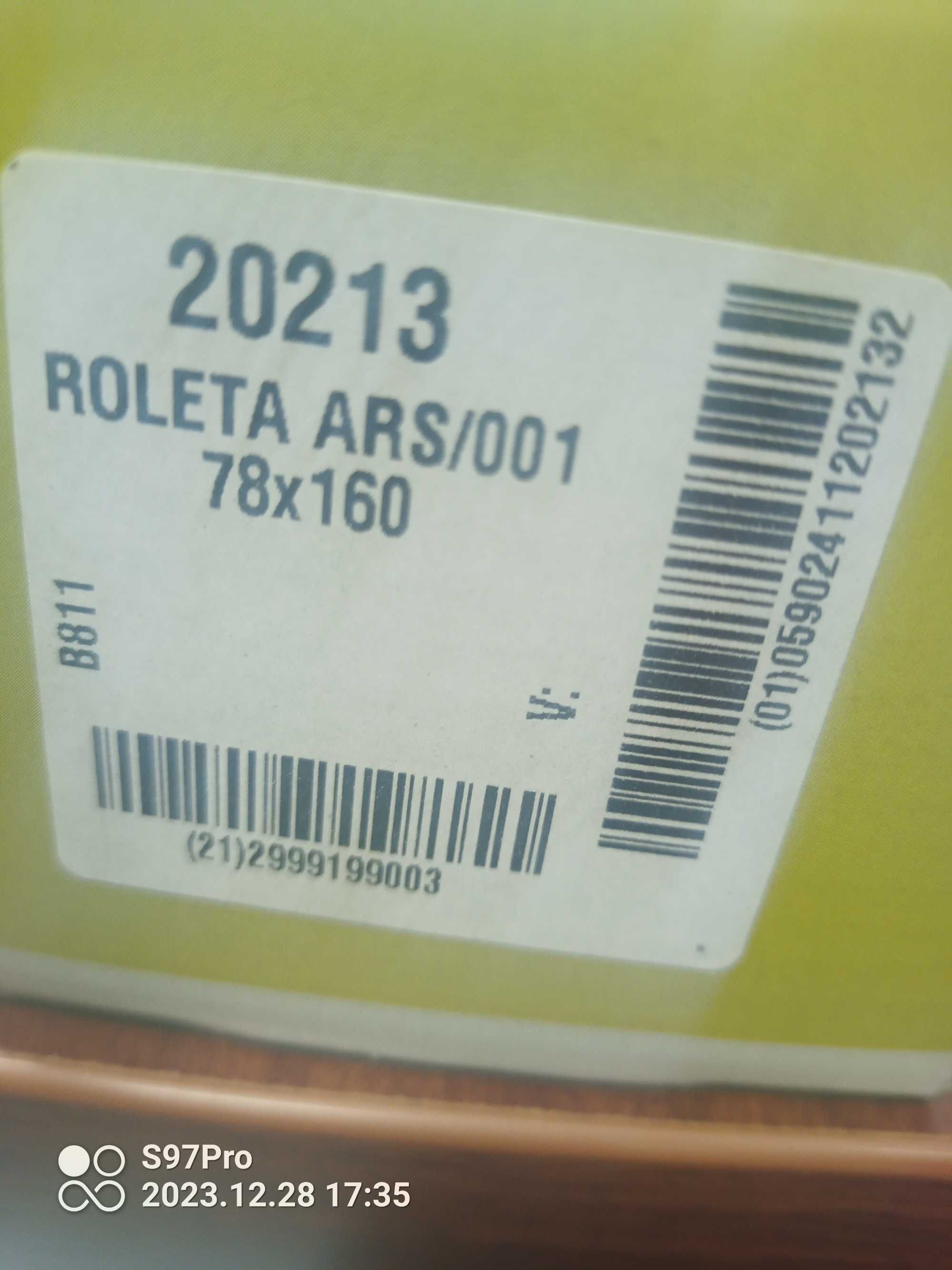 Roleta Fakro Ars 78x160 biała