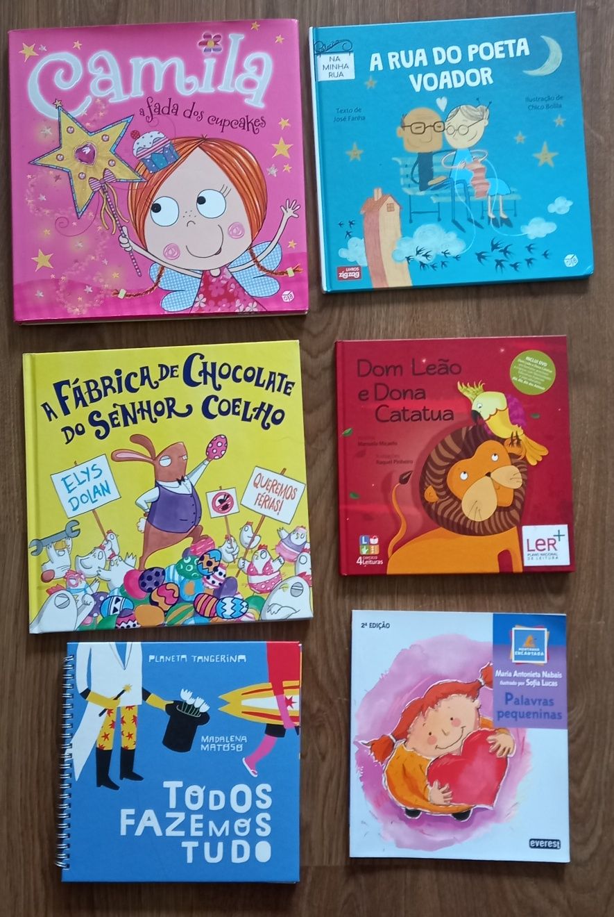 Livros infantis diversos