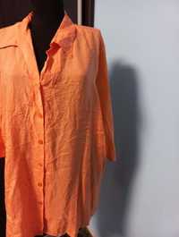 Блуза блузка батал великий розмір шелк шовкова літня